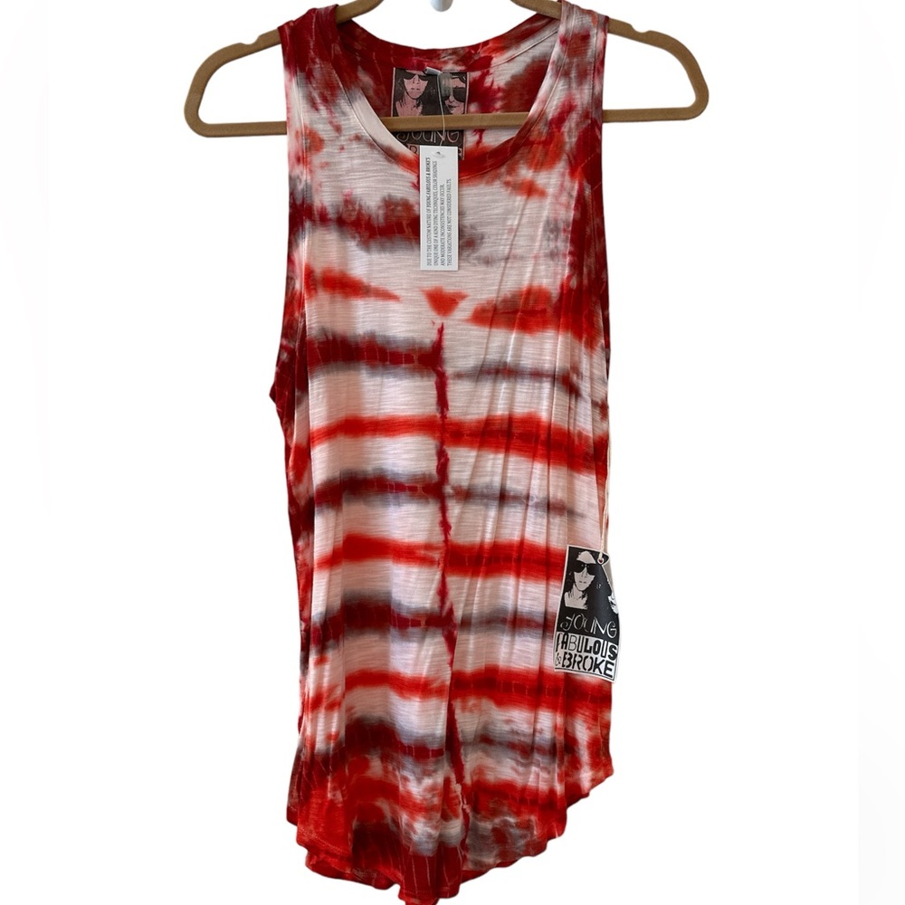 ⭐️NWT⭐️ Young  Fabulous & Broke tie-dye Tank Top